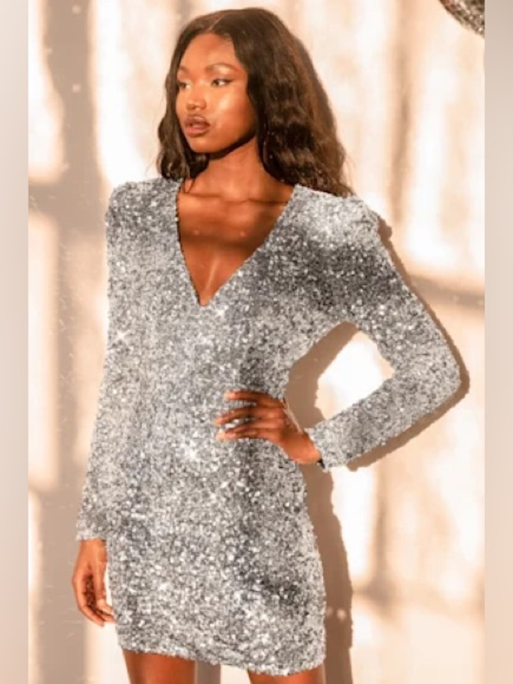 NWT lulus sequin dress